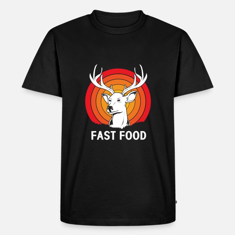 Jäger Jagen - Männer Premium Bio T-Shirt - Schwarz