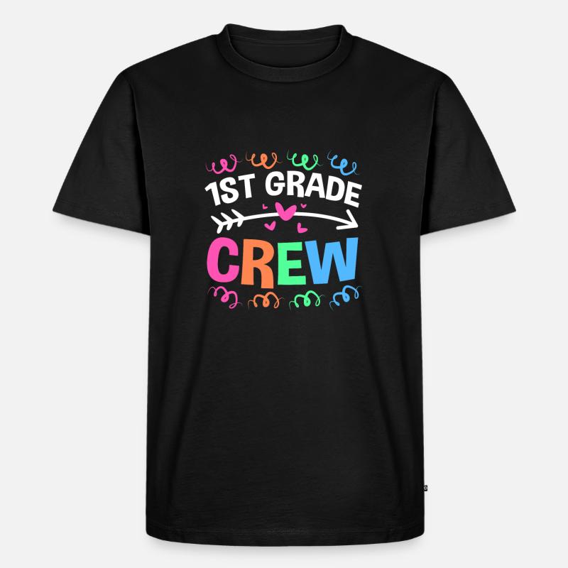 Erstklässler - Männer Premium Bio T-Shirt - Schwarz
