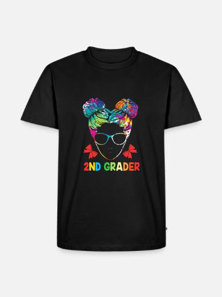 2nd Grade - Men's Premium Organic T-Shirt - black