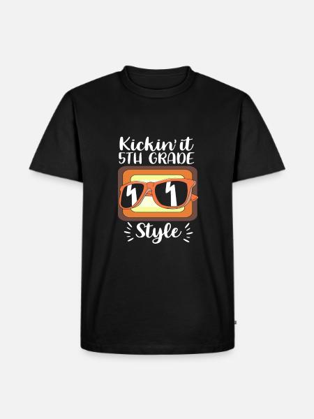 5th Grade - Men's Premium Organic T-Shirt - black
