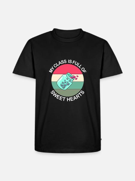 Lehrer der Mittelstufe - Männer Premium Bio T-Shirt - Schwarz