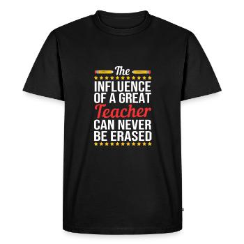 Enseignants de collège - T-shirt Premium bio Homme - noir - Devant - Nico (187cm)