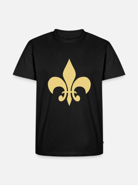 fleur de lis french lily - Men's Premium Organic T-Shirt - 
