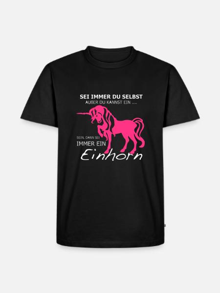 unicorn - Men's Premium Organic T-Shirt - black