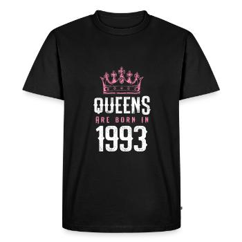 born en 1993 - T-shirt Premium bio Homme - noir - Devant - Nico (187cm)