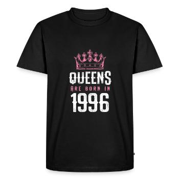 born en 1996 - T-shirt Premium bio Homme - noir - Devant - Nico (187cm)