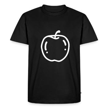 Idée cadeau pomme pomme - T-shirt Premium bio Homme - noir - Devant - Nico (187cm)