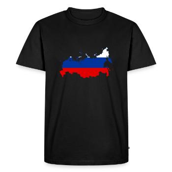 Russia Russia Putin - Men's Premium Organic T-Shirt - black - Front - Nico (187cm)