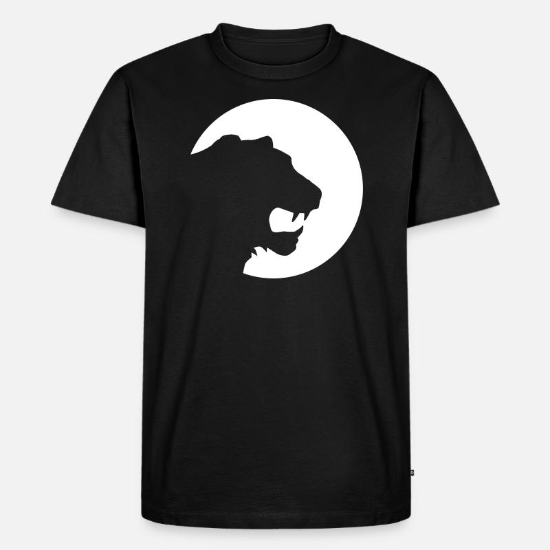 Tiger - Männer Premium Bio T-Shirt - Schwarz