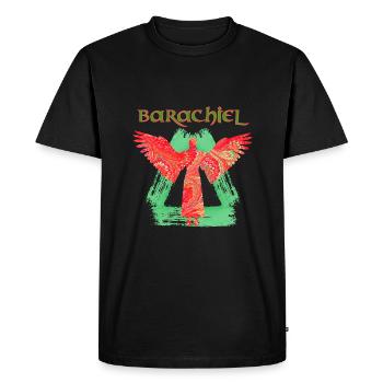 barachiel e 91 - T-shirt Premium bio Homme - noir - Devant - Nico (187cm)