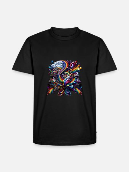 Mind Storm - Men's Premium Organic T-Shirt - black