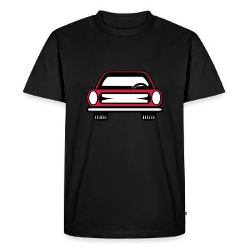 Voiture voiture grill - T-shirt Premium bio Homme - noir - Devant - Nico (187cm)