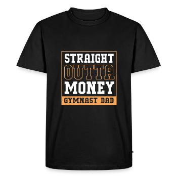 Gymnastes Athlétisme Gymnastique - T-shirt Premium bio Homme - noir - Devant - Nico (187cm)
