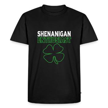 Manigance - T-shirt Premium bio Homme - noir - Devant - Nico (187cm)