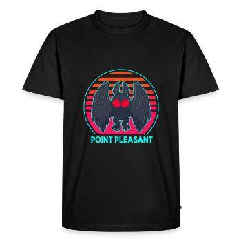 Papillon de nuit - T-shirt Premium bio Homme - noir - Devant - Nico (187cm)