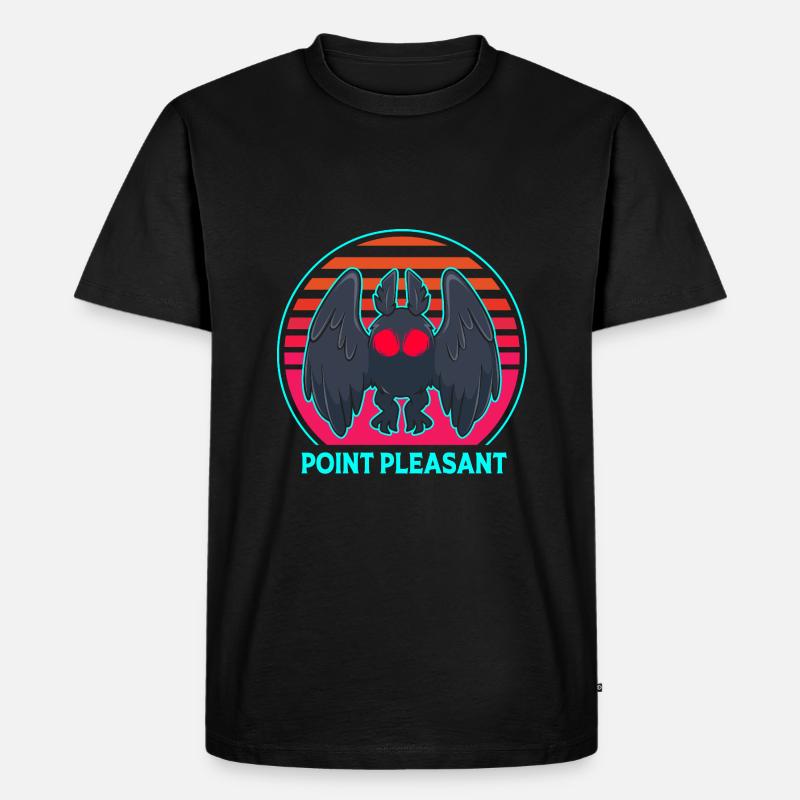 Mottenmann - Männer Premium Bio T-Shirt - Schwarz