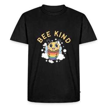 Bullying - Men's Premium Organic T-Shirt - black - Front - Nico (187cm)