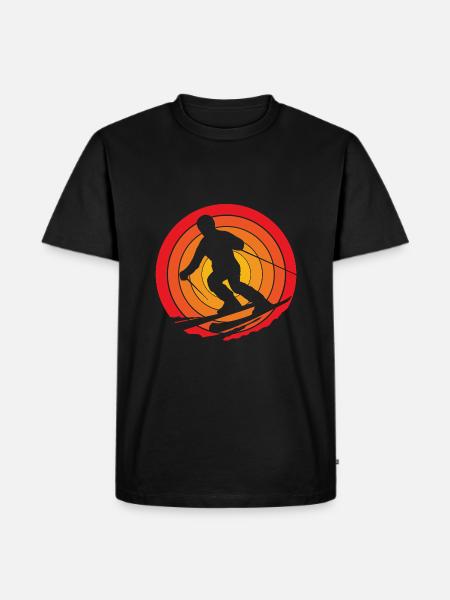Ski Ski Holiday - Men's Premium Organic T-Shirt - black