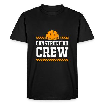 Chantier de construction - T-shirt Premium bio Homme - noir - Devant - Nico (187cm)