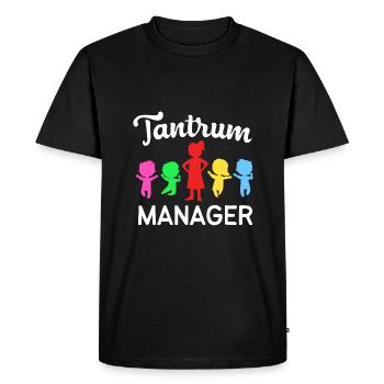 Éducation maternelle Éducateur Éducateur - T-shirt Premium bio Homme - noir - Devant - Nico (187cm)