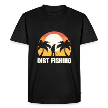 Metal detector - Men's Premium Organic T-Shirt - black - Front - Nico (187cm)