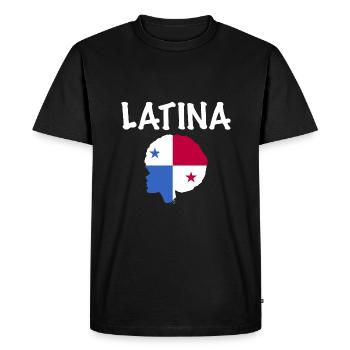 Afro Latina - T-shirt Premium bio Homme - noir - Devant - Nico (187cm)