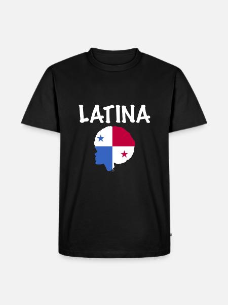 Afro Latina - Men's Premium Organic T-Shirt - black