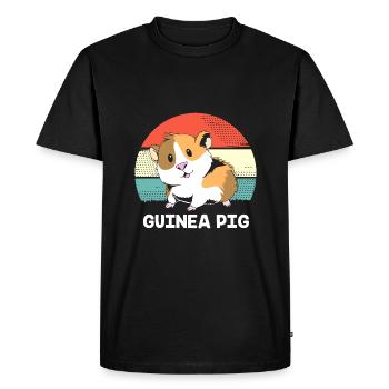Guinea pig - Men's Premium Organic T-Shirt - black - Front - Nico (187cm)