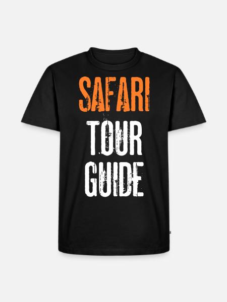 Safari tour guide - Men's Premium Organic T-Shirt - black