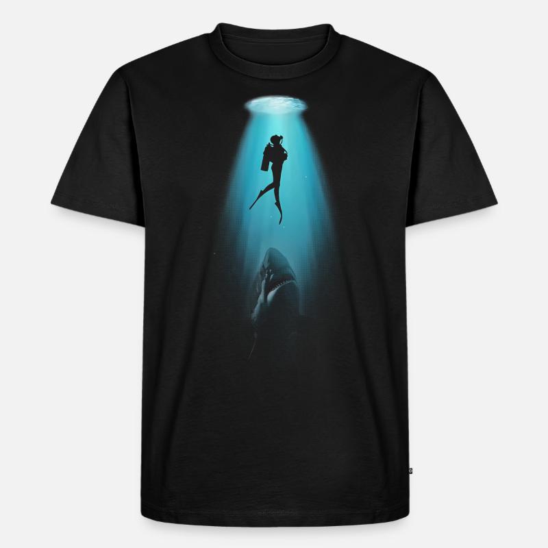 23F 0306 bk - Männer Premium Bio T-Shirt - Schwarz