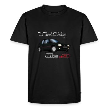 205 1,9 1991 1992 1993 Noir Vernis - T-shirt Premium bio Homme - noir - Devant - Nico (187cm)