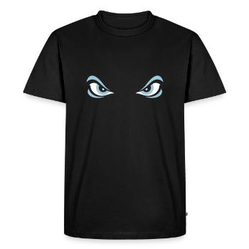 Mauvais Œil - T-shirt Premium bio Homme - noir - Devant - Nico (187cm)