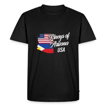 Filipinos of Arizona Design for Proud Fil-Ams - Men's Premium Organic T-Shirt - black - Front - Nico (187cm)