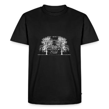 Tree Forest Tree of Life Gift Spiritual Trees - Men's Premium Organic T-Shirt - black - Front - Nico (187cm)