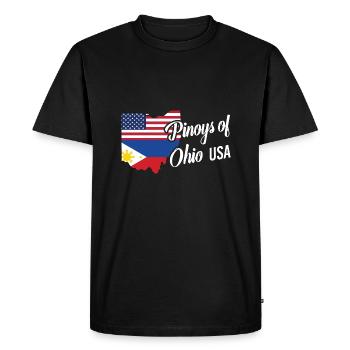 Filipinos of Ohio Design for Proud Fil-Ams - Men's Premium Organic T-Shirt - black - Front - Nico (187cm)