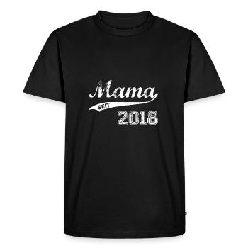 Mom 2018 - Men's Premium Organic T-Shirt - black - Front - Nico (187cm)