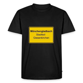 Moenchengladbach district Giesenkirchen - T-shirt Premium bio Homme - noir - Devant - Nico (187cm)