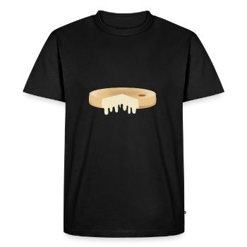 reblochon - T-shirt Premium bio Homme - noir - Devant - Nico (187cm)