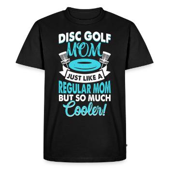 Discgolf Disc Golf - Men's Premium Organic T-Shirt - black - Front - Nico (187cm)
