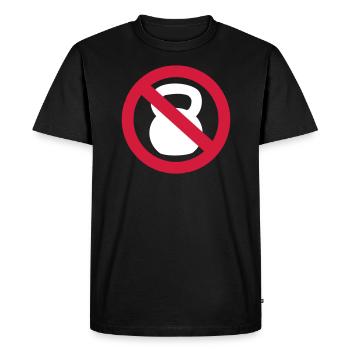Kettlebell - T-shirt Premium bio Homme - noir - Devant - Nico (187cm)