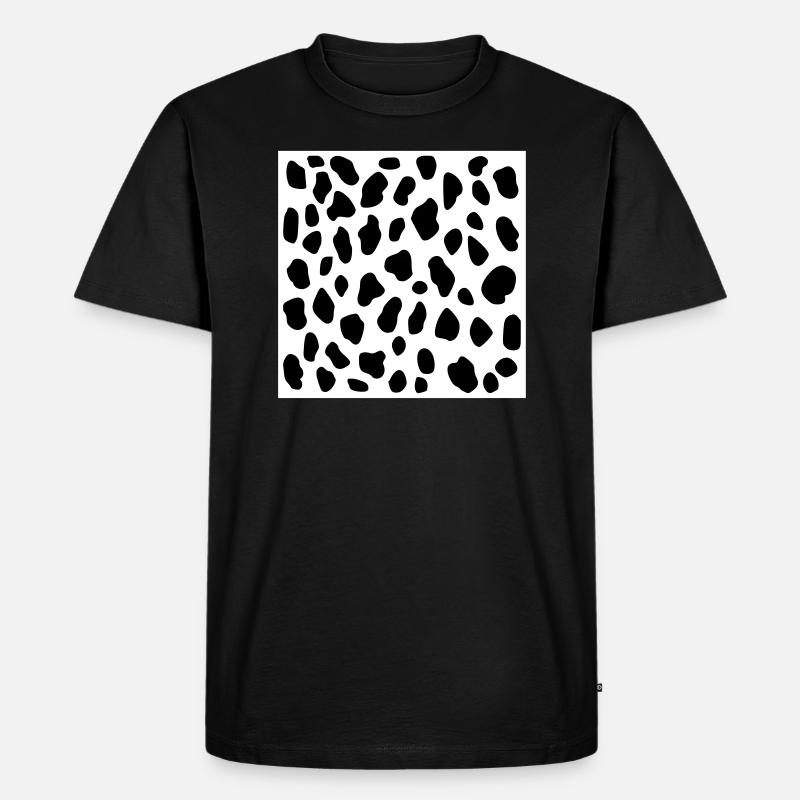 Dalmatiner - Männer Premium Bio T-Shirt - Schwarz