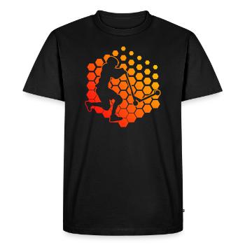 Trottinette pour homme Stunt Trottinette pour femme - T-shirt Premium bio Homme - noir - Devant - Nico (187cm)