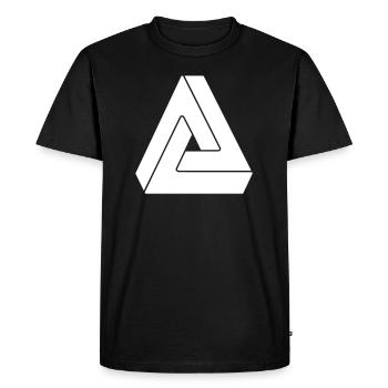 Geek - Men's Premium Organic T-Shirt - black - Front - Nico (187cm)