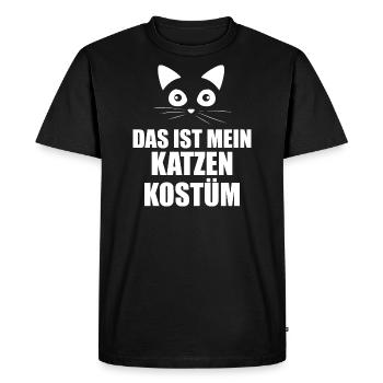Cat Costume Carnival - Men's Premium Organic T-Shirt - black - Front - Nico (187cm)