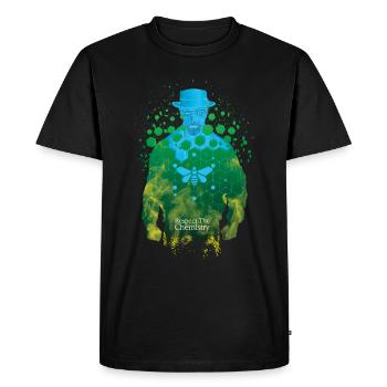 Breaking Bad Walter White Respect The Chemistry - Men's Premium Organic T-Shirt - black - Front - Nico (187cm)