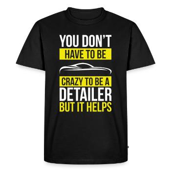 Hobby Detailer Detailing Service Auto Detailer - T-shirt Premium bio Homme - noir - Devant - Nico (187cm)