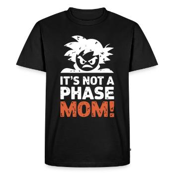 Ce n’est pas une phase maman ! Emo Goth Alternative - T-shirt Premium bio Homme - noir - Devant - Nico (187cm)