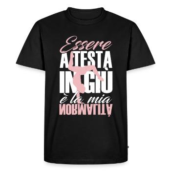 Gymnaste Gymnastique rythmique Gymnastique artistique - T-shirt Premium bio Homme - noir - Devant - Nico (187cm)