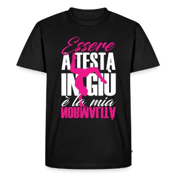 Gymnaste Gymnastique rythmique Gymnastique artistique - T-shirt Premium bio Homme - noir - Devant - Nico (187cm)
