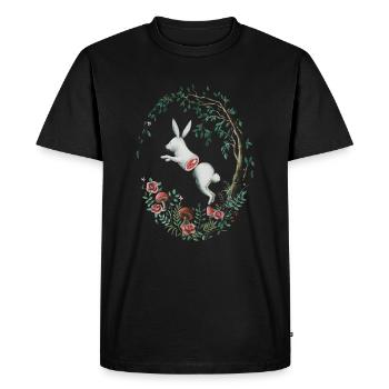 Jump Apart - Art pour les droits des animaux - T-shirt Premium bio Homme - noir - Devant - Nico (187cm)